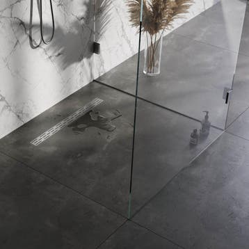 Brauer Douchegoot met Standaard Rooster en Flens - 70 cm -, Ophalen of Verzenden, Nieuw, Rvs