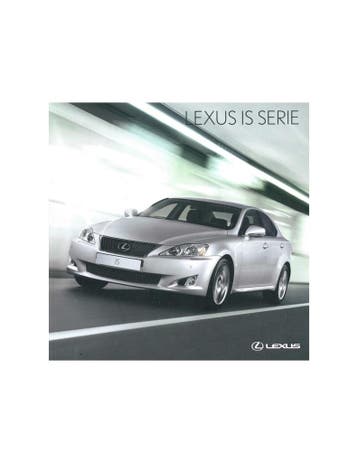 2009 LEXUS IS BROCHURE NEDERLANDS, Nieuw, Author