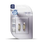 M-Tech LED C5W 12V 36mm - Basis 6x Led diode - Wit - Se..., Verzenden, Nieuw