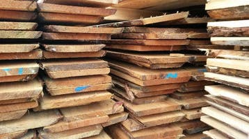 Prijsknaller!!  Douglas Schaaldelen, lengte  260cm / 325cm, Minder dan 25 mm, Nieuw, Plank, 300 cm of meer