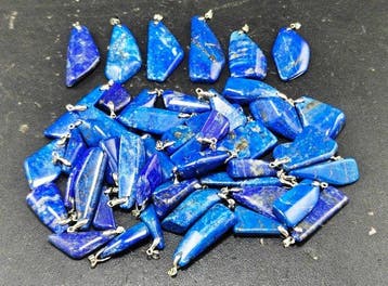 Lapis Lazuli edelstenen harten & mixvormen Hangers - Hoogte:, Verzamelen
