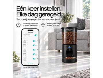 Happy Things® SmartBite - Automatische Voerbak Kat - Camera, Verzenden