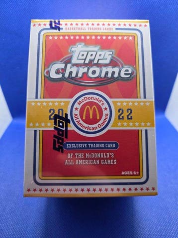 2022 Topps Chrome McDonalds All American Blaster - 1 Sealed, Nieuw