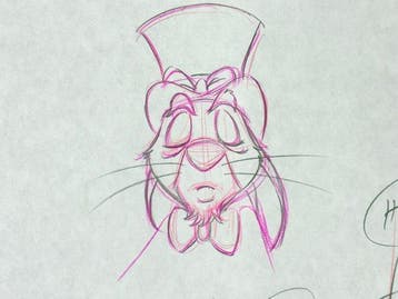 Walt Disney - Originele animatietekening van Rabbit (42 x 30, Nieuw