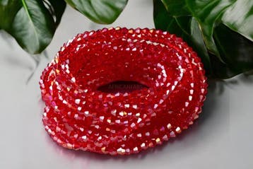 Waist Beads / Afrikaanse Heupketting - Ododo - Rood crystal, Ophalen of Verzenden, Nieuw