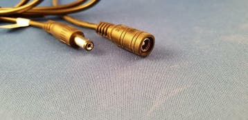 5.5 mm stekker voor voeding - Male, Ophalen of Verzenden, Nieuw