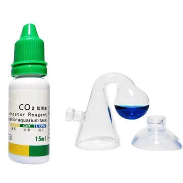Aquarium CO2 Indicator Glazen Drop Checker met Vloeistof, Dieren en Toebehoren, Verzenden, Nieuw