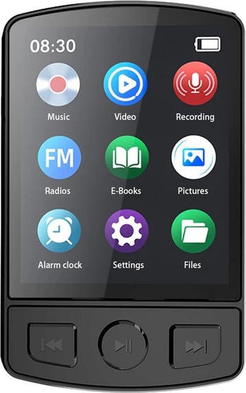 DrPhone MX7 Audio MP3/ MP4 Speler met Clip & Scherm - Blueto, Verzenden, Nieuw