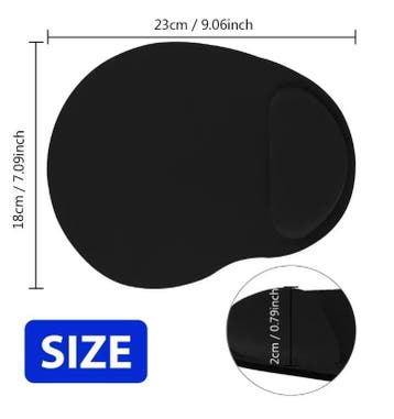 Ergonomische Muismat met Polssteun – Antislip Comfort, Computers en Software, Muismatten, Verzenden, Nieuw