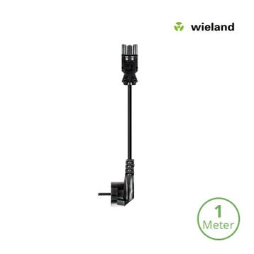 Wieland GST18/3P Netsnoer 1 meter 3×1.5mm2, Nieuw