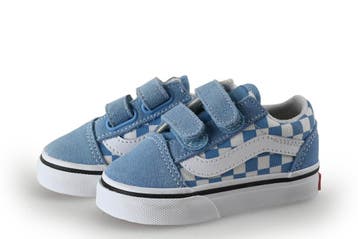 Vans Sneakers Jongens in maat 19 Blauw, Jongen of Meisje, Schoenen, Zo goed als nieuw, Vans