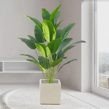 Grote Kunstpalmboom Tropisch - Realistische Nep Plant met Mo, Verzenden, Nieuw
