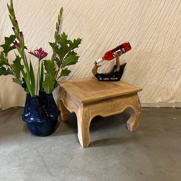 Opium tafel - salontafel -teakhout - vanaf € 119,- TTM Wonen, 50 tot 100 cm, Nieuw, Landelijk, Minder dan 50 cm