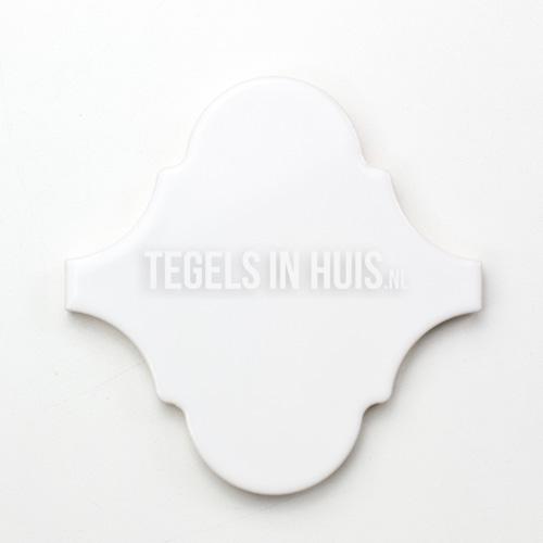 Wandtegel scale alhambra arabesque curvytile wit 12x12, Doe-het-zelf en Verbouw, Tegels, Wandtegels, Nieuw, 10 m² of meer, Keramiek