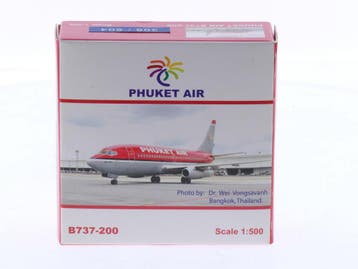 Schaal 1:500 5 Stars FSPA132 Boeing 737-200 Phuket Air H..., Ophalen of Verzenden, Zo goed als nieuw