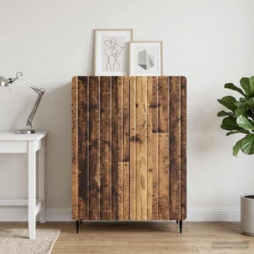 vidaXL Dressoir Oud hout 66 x 34,5 x 92 cm Bewerkt hout, Verzenden, Nieuw, Overige houtsoorten, Minder dan 50 cm