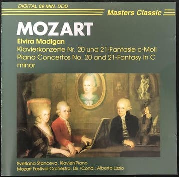 cd - Mozart - Piano Concertos No 5 - 20 &amp; 21, Verzenden, Zo goed als nieuw