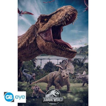 Jurassic World Poster 91.5 x 61 cm, Ophalen of Verzenden, Nieuw