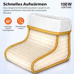 Elektrische Voetenwarmer - Wasbaar - 6 Standen - Beige - Sin, Huis en Inrichting, Woonaccessoires | Kussens, Verzenden, Zo goed als nieuw