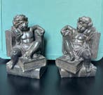Boekensteunen (2) - Hars - Prachtig Duo van Cherubs