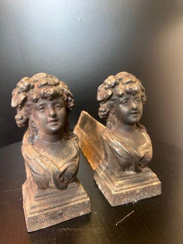 Openhaard accessoire - Antieke Franse gietijzeren