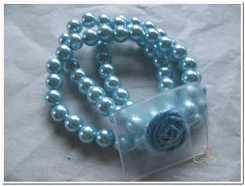 Corsage Polscorsage-armband Avery Lichtblauw Polscorsage Kle, Ophalen of Verzenden, Nieuw