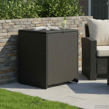 vidaXL Kussenbox 55 x 55 x 69 cm staal, Verzenden, Nieuw