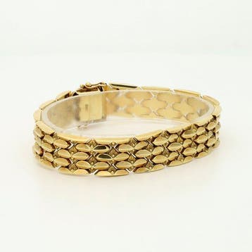 Armband - 14 karaat Geel goud, Sieraden, Tassen en Uiterlijk, Armbanden, Nieuw