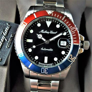 Mathey-Tissot - Swiss Automatic - Diver - Pepsi - New -, Nieuw
