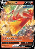 Blaziken V 020/198 Chilling Reign, Ophalen of Verzenden, Nieuw, Losse kaart, Foil