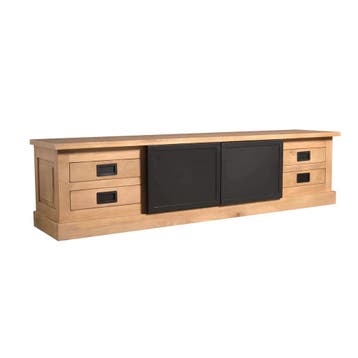 Tv meubel Noa Naturel Mangohout 200 cm | Starfurn, Ophalen of Verzenden, Nieuw