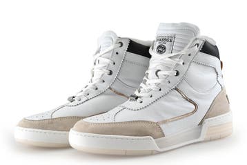 Shabbies Amsterdam Hoge sneakers in maat 41 Wit, Verzenden, Wit, Shabbies Amsterdam, Sneakers of Gympen