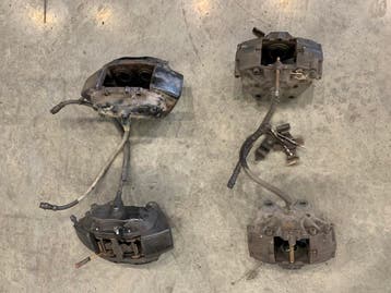 Mercedes W220 S-klasse S600 V12 remklauwen set voor achter, Nieuw, Mercedes-Benz