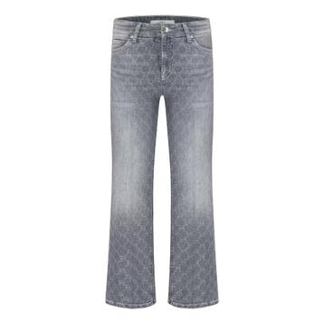 Cambio • grijze Paris Easy Kick jeans motief • 36, Cambio, Verzenden, Nieuw, Grijs