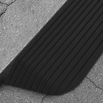 vidaXL Drempelhulpen 2 st 110x32x3,8 cm rubber, Verzenden, Nieuw