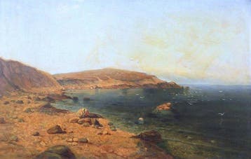 Russische school (XX) - Mare calmo (), Antiek en Kunst, Kunst | Schilderijen | Klassiek
