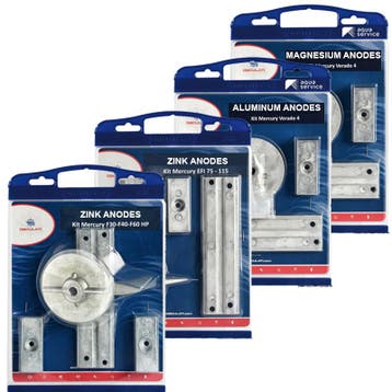 Anode Kit MAGNESIUM voor de Mercury Verado 4 / optimax Buite, Ophalen of Verzenden, Nieuw, Zeilboot of Motorboot