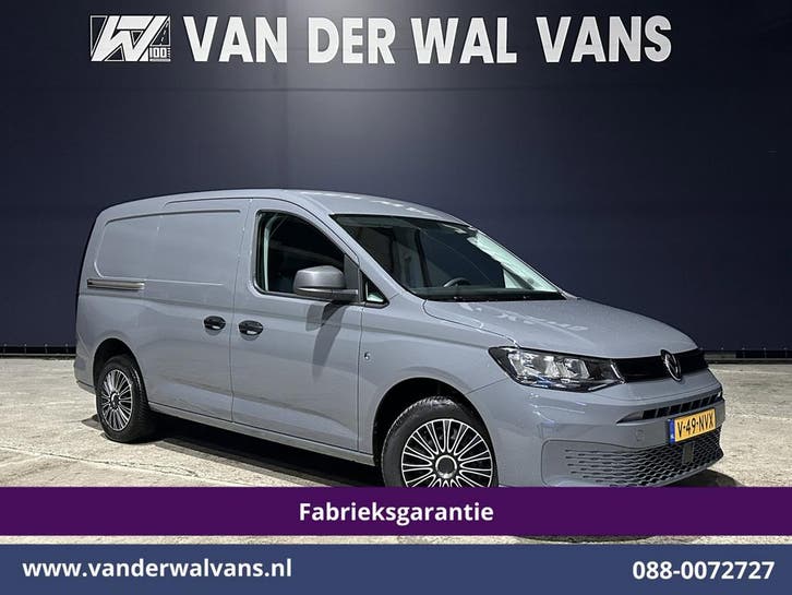 Volkswagen Caddy Cargo Maxi | 2.0 TDI 102pk L2H1, Auto's, Bestelauto's, Dealer onderhouden, Te koop, Handgeschakeld, Diesel, Zilver of Grijs