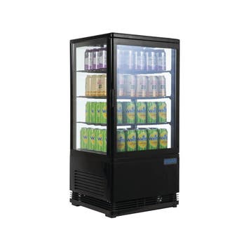 Polar Mini koelvitrine - ventilator koeling 68L, Ophalen of Verzenden