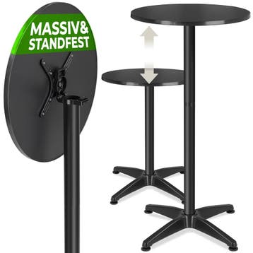 Aluminium bistrotafel Ø 60 cm, Verzenden, Nieuw