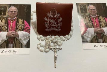 Paus Leone XIV - officiële rozenkrans van het Pontificaat -
