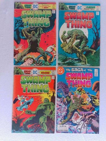 Swamp Thing #19, 20, 21 - The Saga #22 - 4 Strips - Diverse, Nieuw