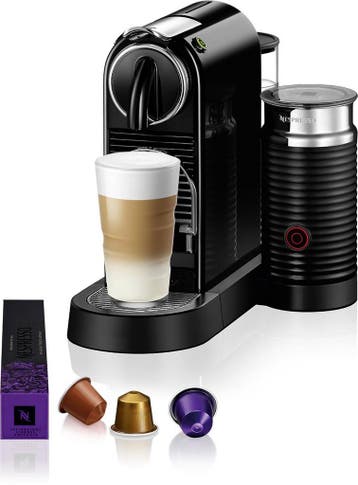 Magimix Nespresso Citiz &amp; Milk - Zwart - Melkopschuimer, Ophalen of Verzenden, Zo goed als nieuw