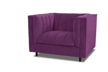 Fauteuil Joure - fauteuils - Paars, Nieuw, Overige materialen