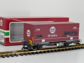 LGB 40894 40 Jahre LGB Jubiläumswagen RhB Lb-v 7840, Overige typen, Ophalen of Verzenden, Zo goed als nieuw, LGB