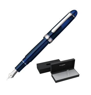 PLATINUM Japanse Vulpen #3776 Century Rhodium Chartres Bl..., Verzenden, Nieuw in verpakking