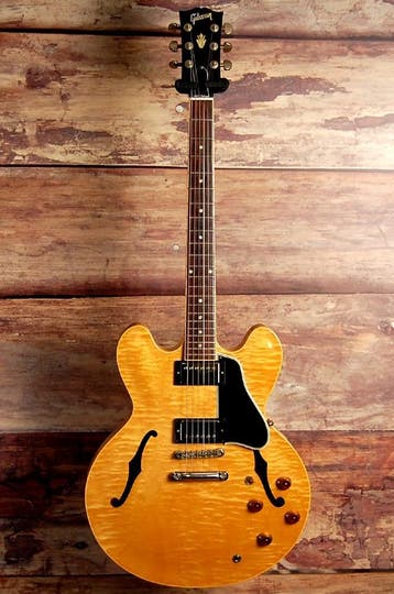 Gibson ES335 Naturel uit 2021 Hollowbody incl. Koffer, Muziek en Instrumenten, Snaarinstrumenten | Gitaren | Elektrisch, Ophalen of Verzenden