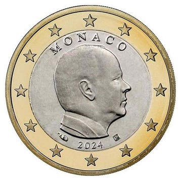 Monaco 1 Euro 2024 UNC, Postzegels en Munten, Munten | Europa | Euromunten, Verzenden