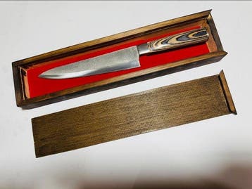 Hekito - Keukenmes - Santoku - Exclusief vintage