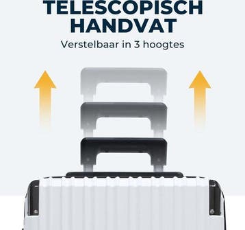 2dekans | Pathsail® Handbagage Koffer 40L x 55CM - PC -, Sieraden, Tassen en Uiterlijk, Koffers, Ophalen of Verzenden, Nieuw